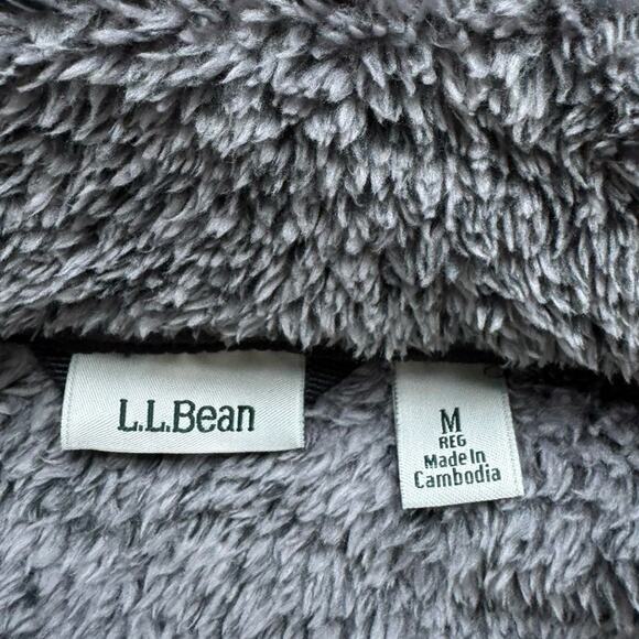 L.L. Bean Women’s Hi Pile Fleece vest gray size medium - Picture 3 of 6